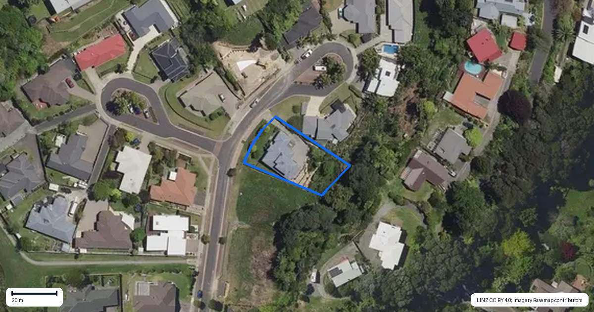 Property context map for 24 The Fairway, Whakatane