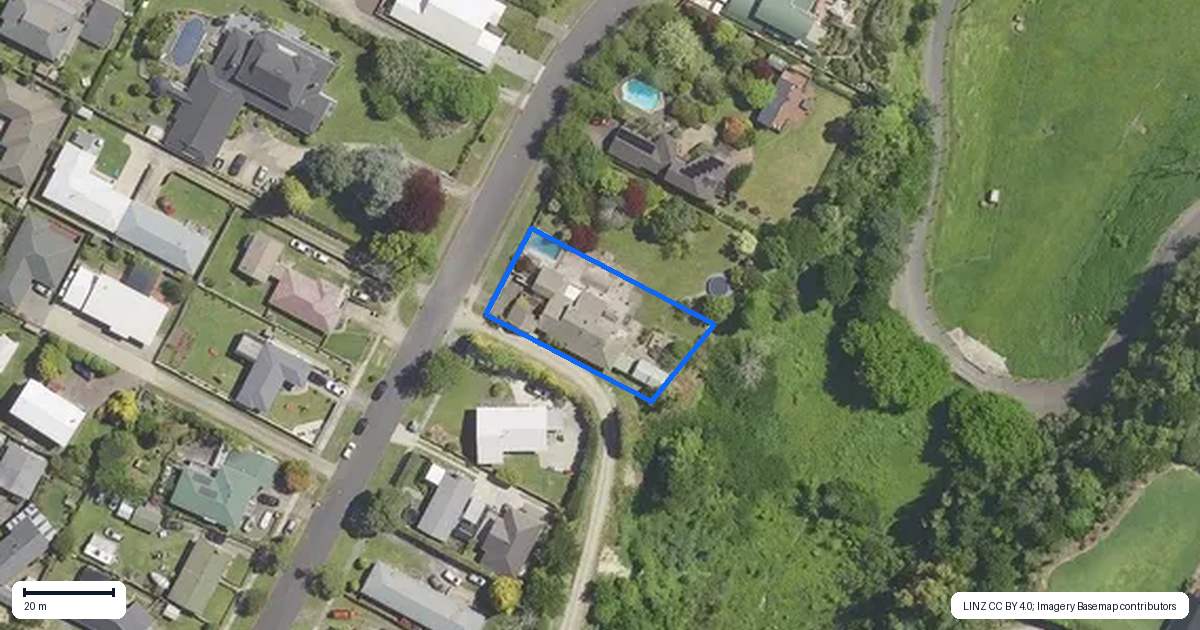 Property context map for 37 Fairview Place, Te Puke