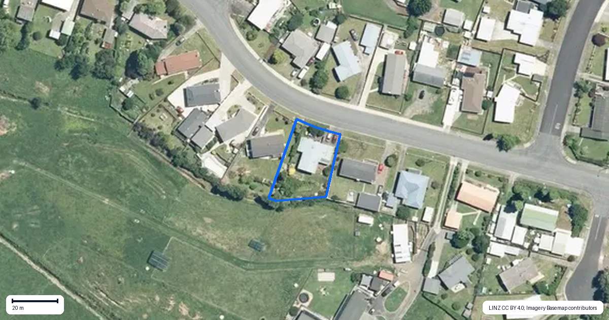 Property context map for 41 Shaw Avenue, Paeroa