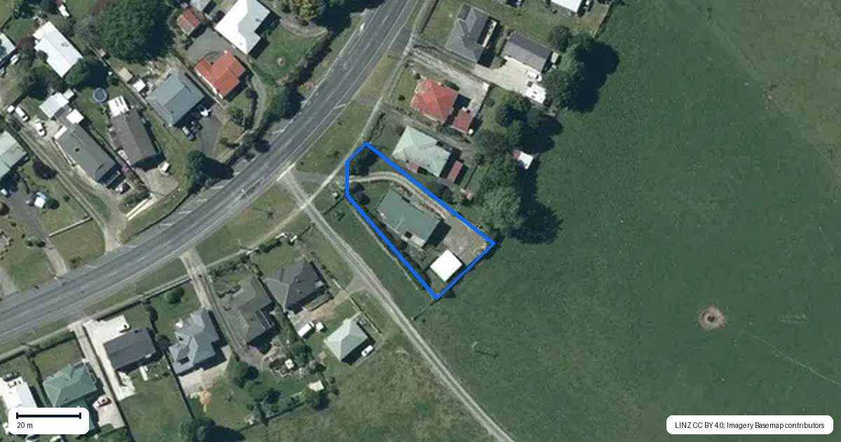 Property context map for 94 Main North Road, Otorohanga