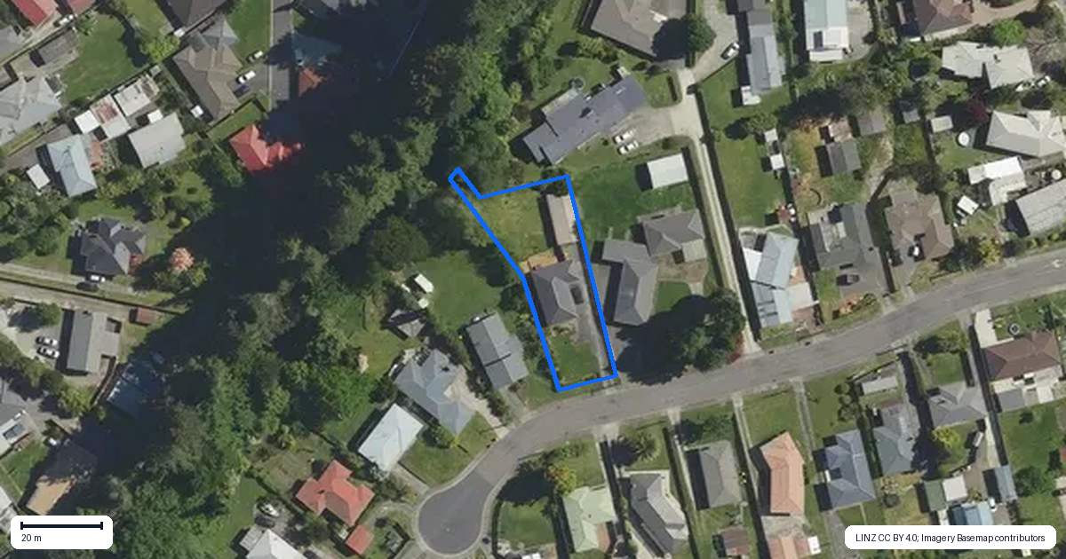Property context map for 19 La Trobe Place, Utuhina, Rotorua