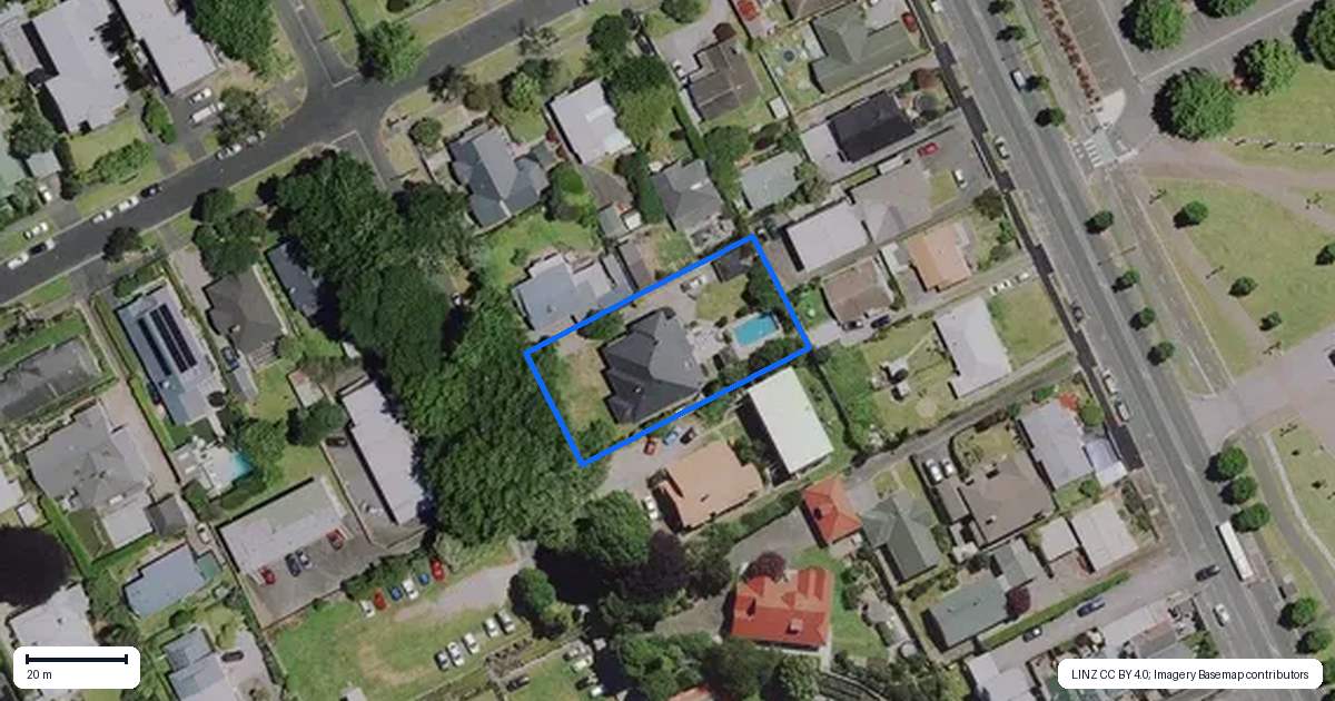 Property context map for 6 Kitchener Street, Claudelands, Hamilton