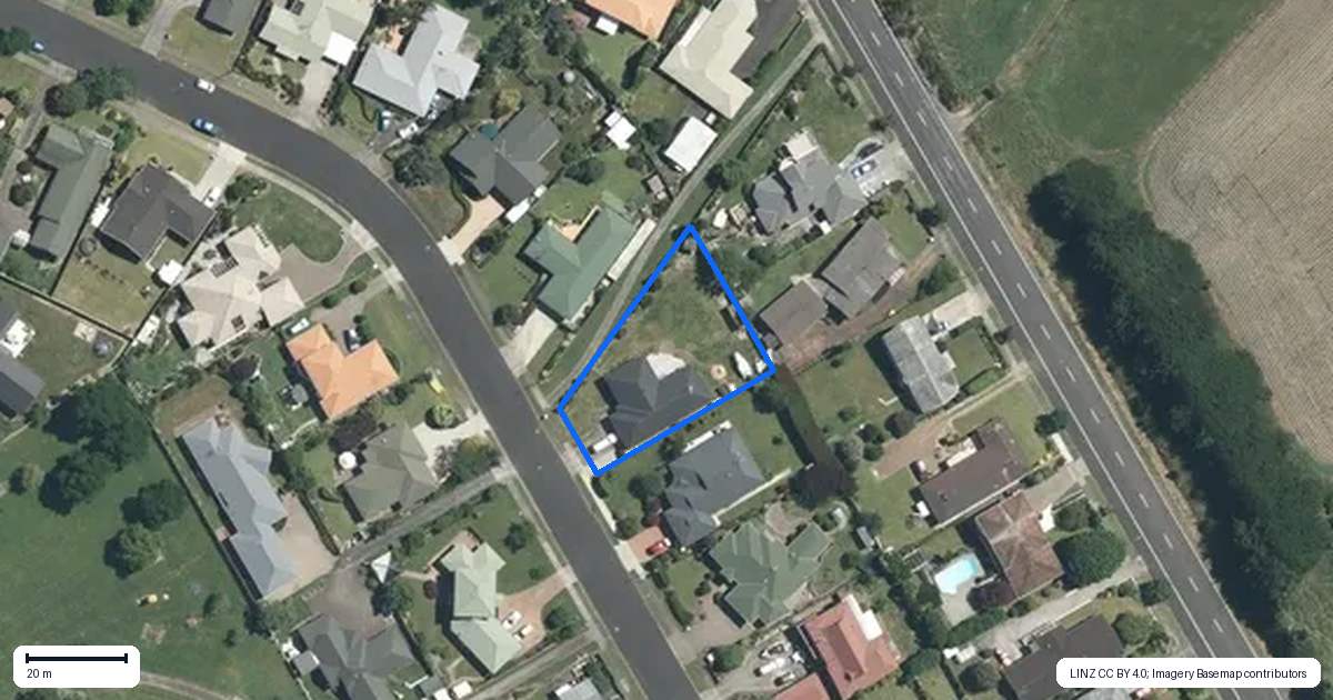Property context map for 16 Deanna Avenue, Morrinsville