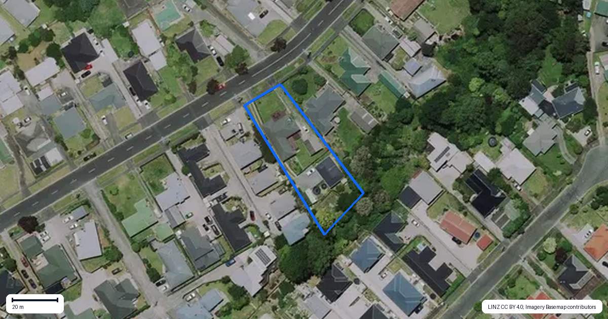 Property context map for 24A Bruce Avenue, Glenview, Hamilton