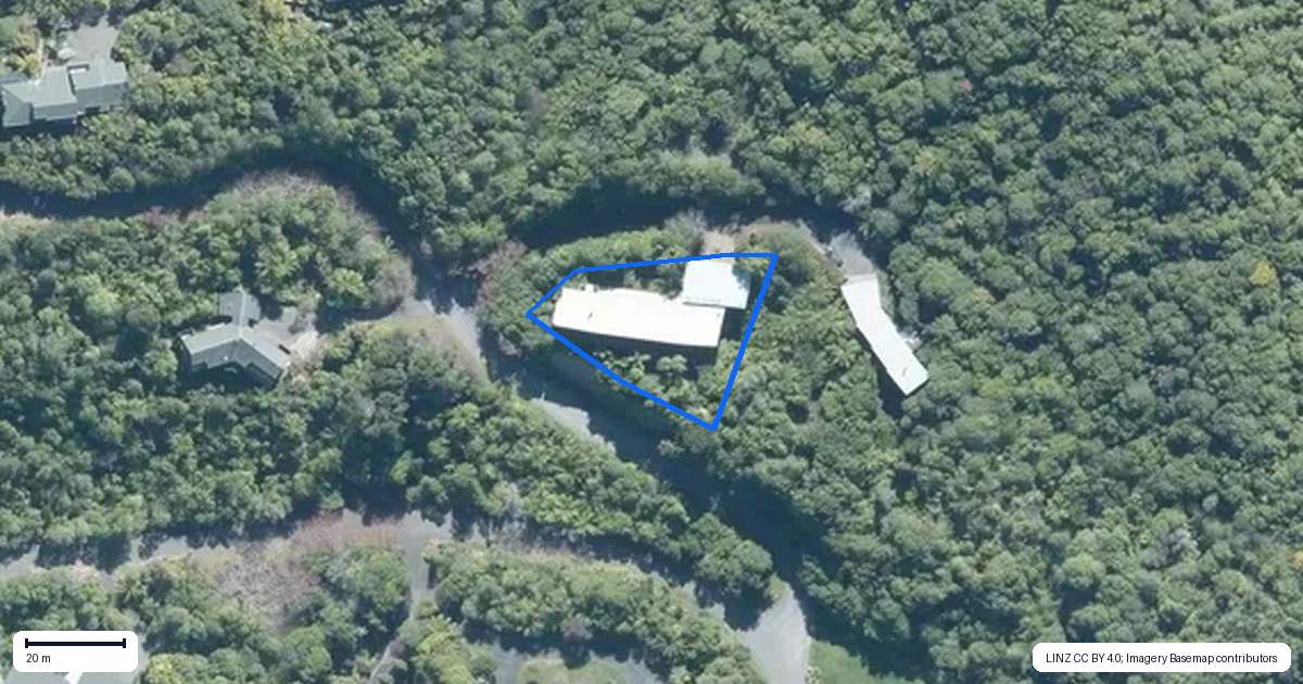 Property context map for 43 Whakamoenga Point, Acacia Bay, Taupo