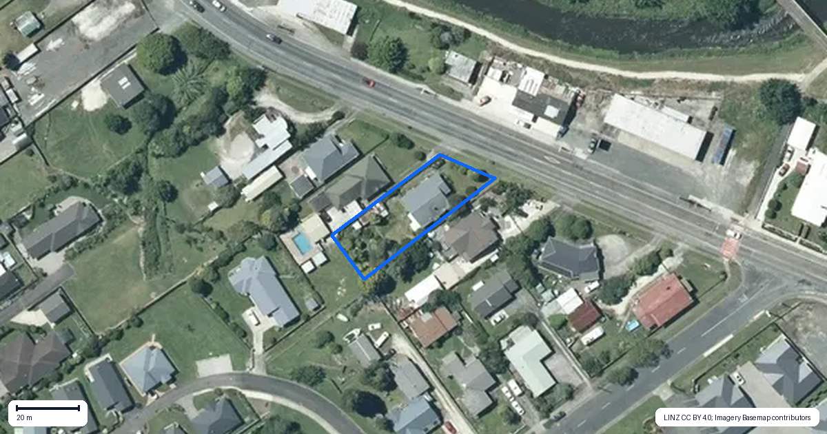 Property context map for 17 Te Kumi Road, Te Kuiti