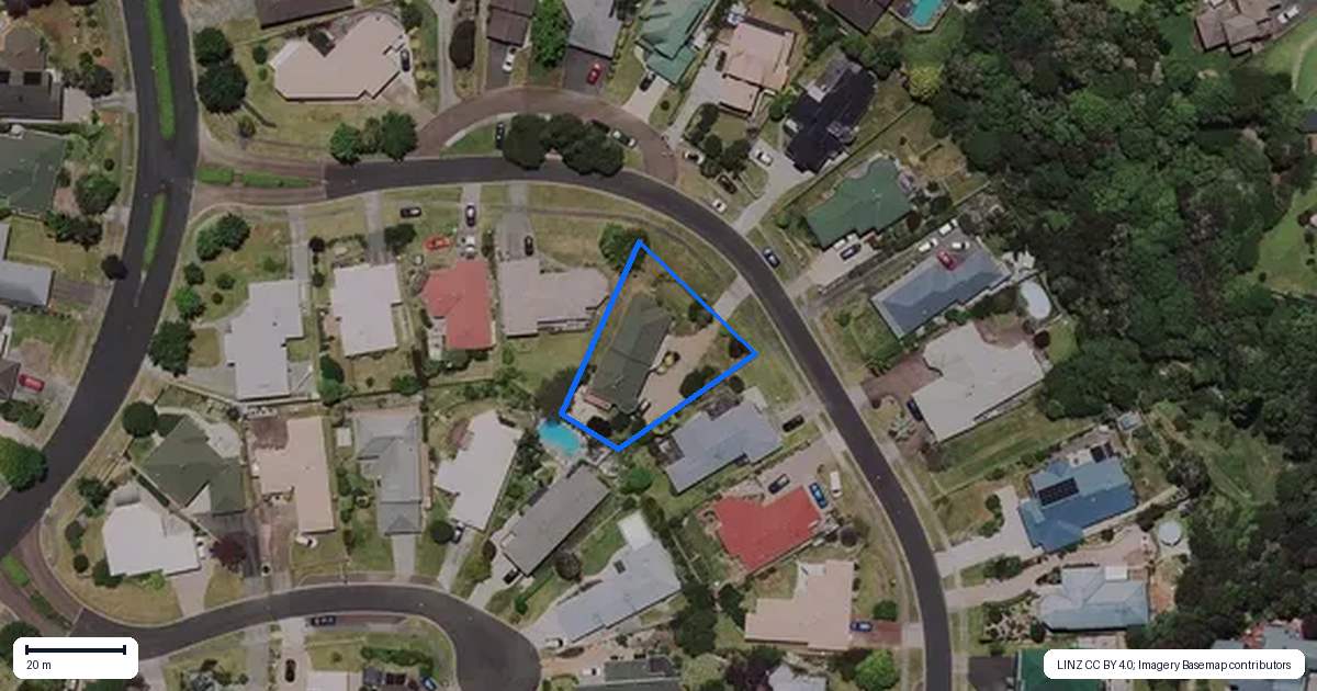 Property context map for 10 West Ridge Drive, Western Heights, Hamilton