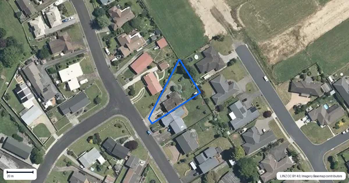 Property context map for 23 Findlater Street, Matamata