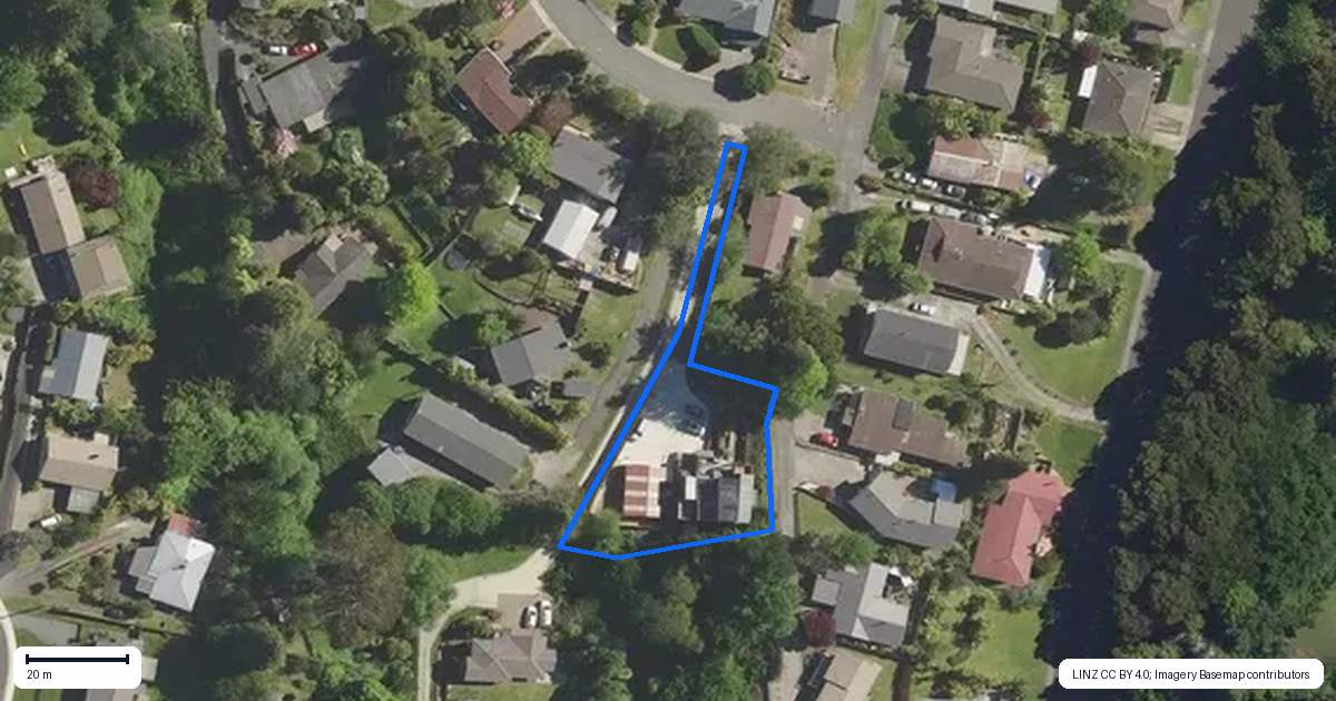 Property context map for 19 Windsor Street, Springfield, Rotorua