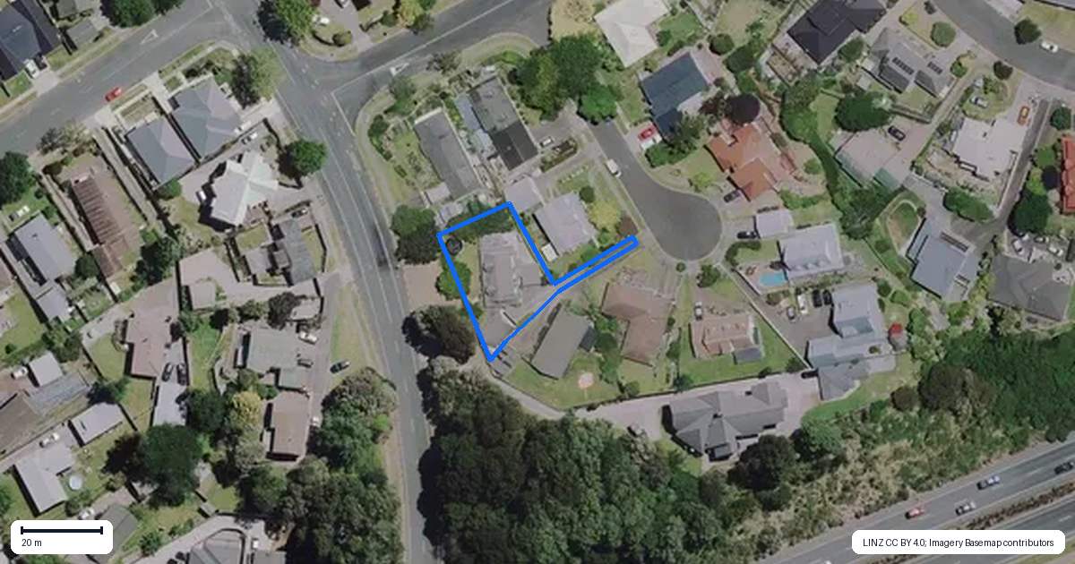 Property context map for 6 Chestnut Place, Pukete, Hamilton