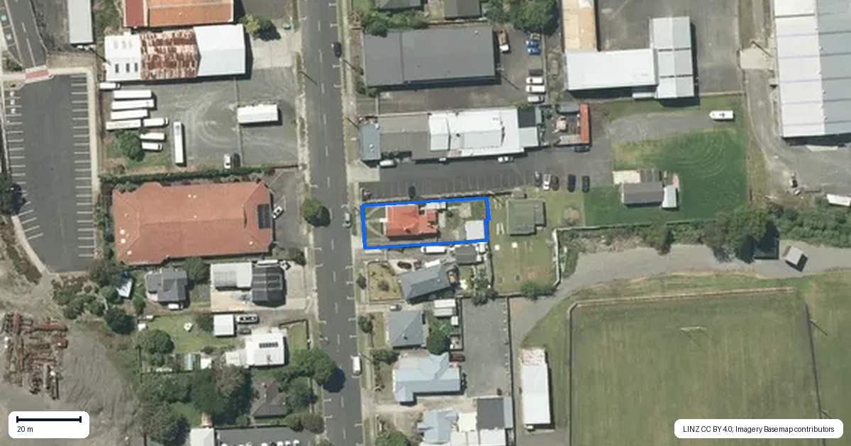 Property context map for 38A William Street, Huntly