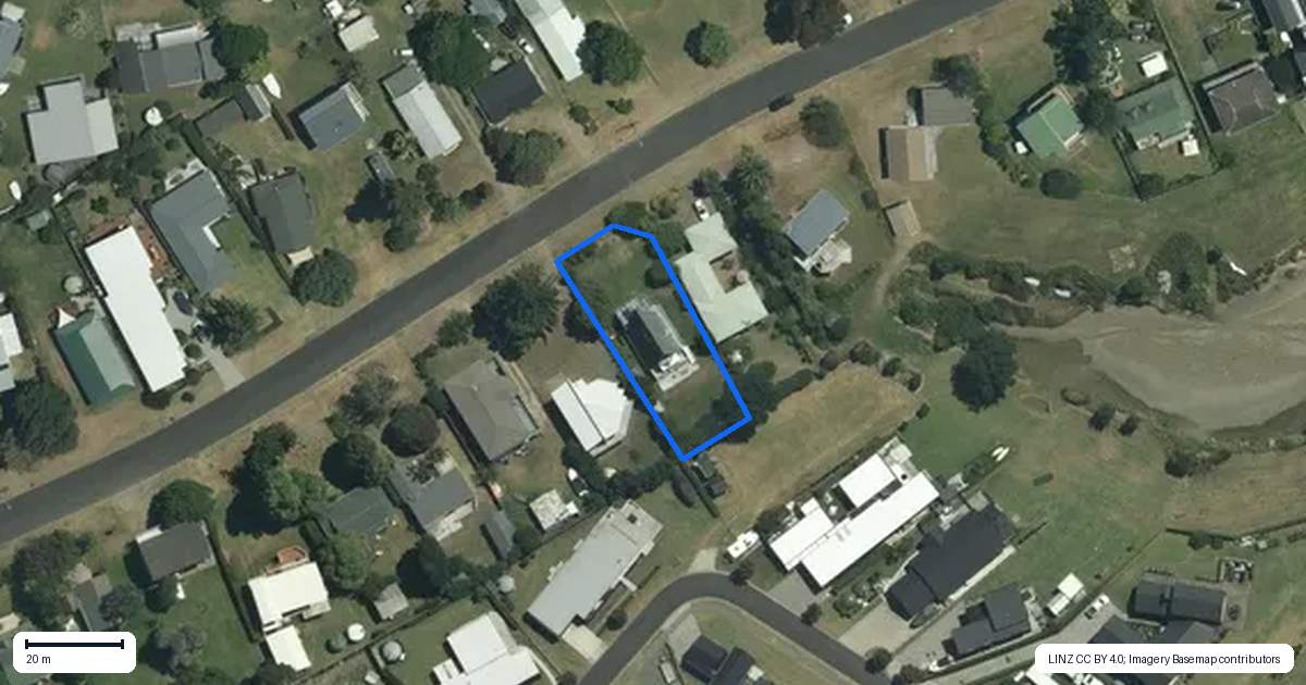 Property context map for 55 Oyster Drive, Cooks Beach, Whitianga