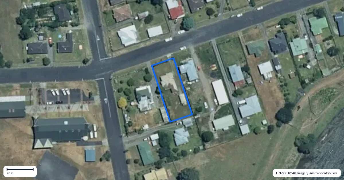 Property context map for 45 Makere Street, Taumarunui