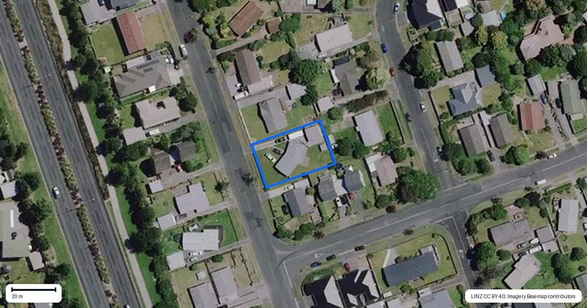 Property context map for 60 Fairview Street, Fairview Downs, Hamilton