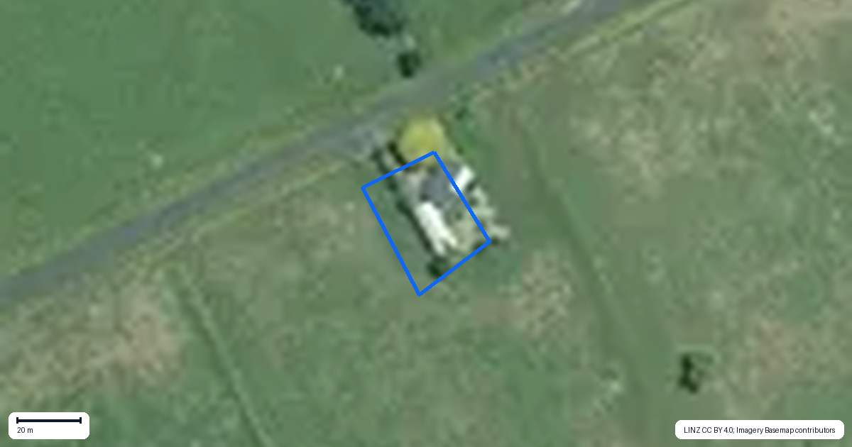 Property context map for 92 Hopai East Road, Pipiroa, Ngatea