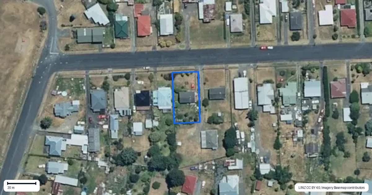 Property context map for 15 Ngatai Street, Taumarunui