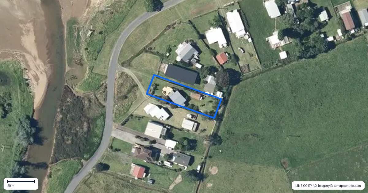 Property context map for 60 Carey Road, Port Charles, Coromandel
