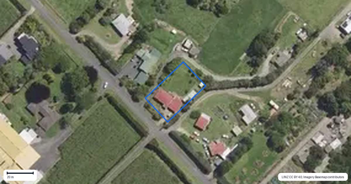 Property context map for 53 Lochhead Road, Te Puna