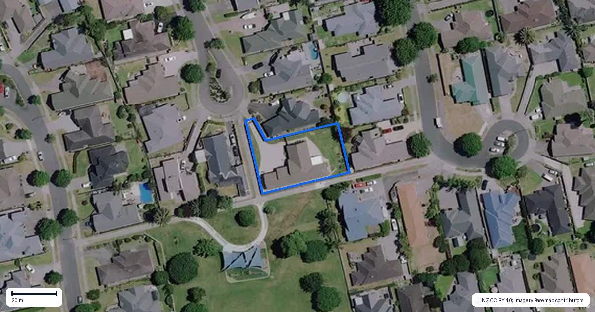 Property context map for 17 Grasmere Court, Huntington, Hamilton