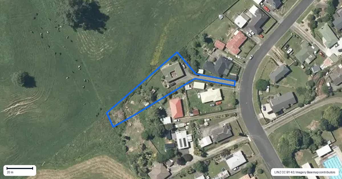 Property context map for 94A Reservoir Street, Putaruru
