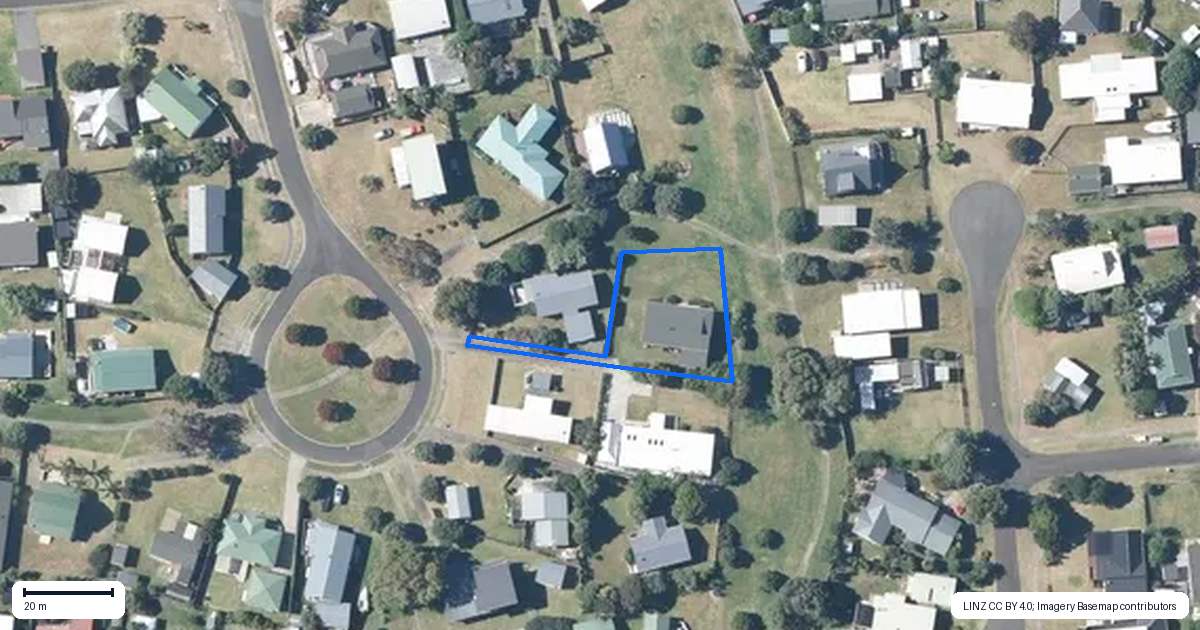 Property context map for 109 Titoki Place, Matarangi, Whitianga