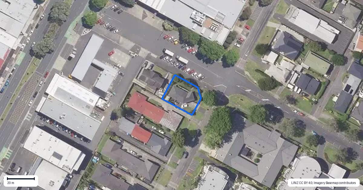Property context map for 22 Tenth Avenue, Tauranga