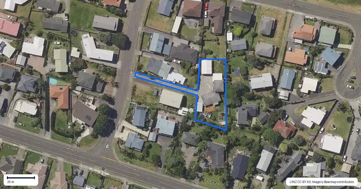 Property context map for 2A Tuati Street, Ohope