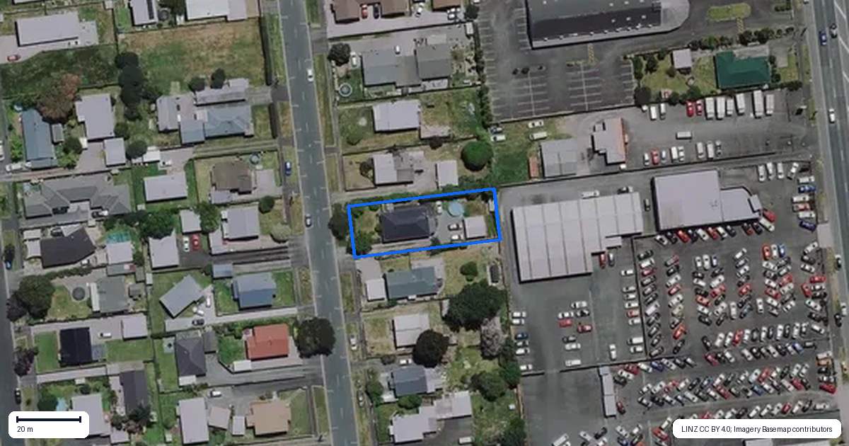 Property context map for 26 Smith Street, Frankton, Hamilton