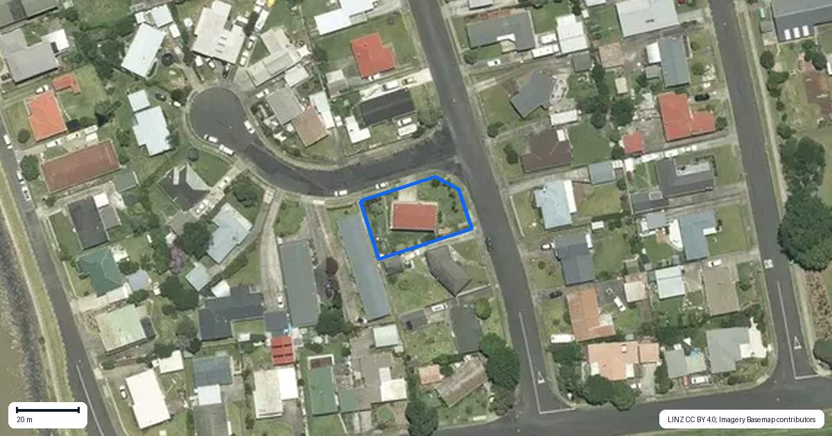 Property context map for 107 Centennial Avenue, Thames