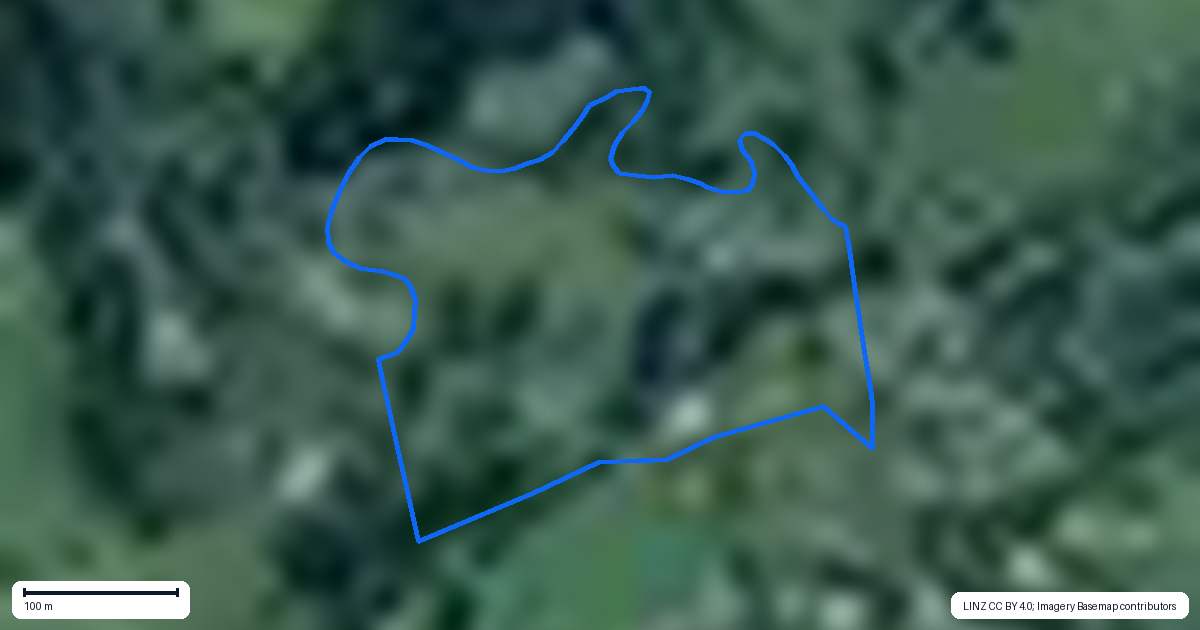 Property context map for 205 Waitekauri Road, Waikino, Waihi