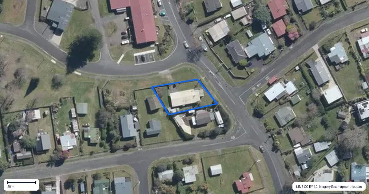 Property context map for 91 Rangatira Drive, Mangakino