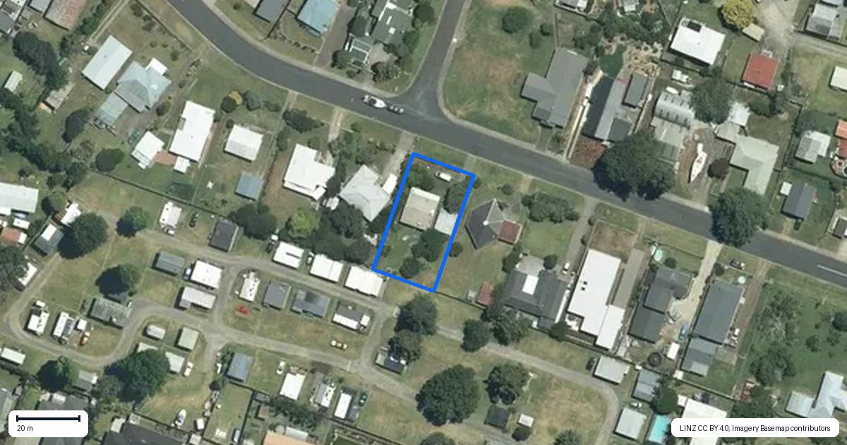 Property context map for 22 Dundas Street, Whitianga