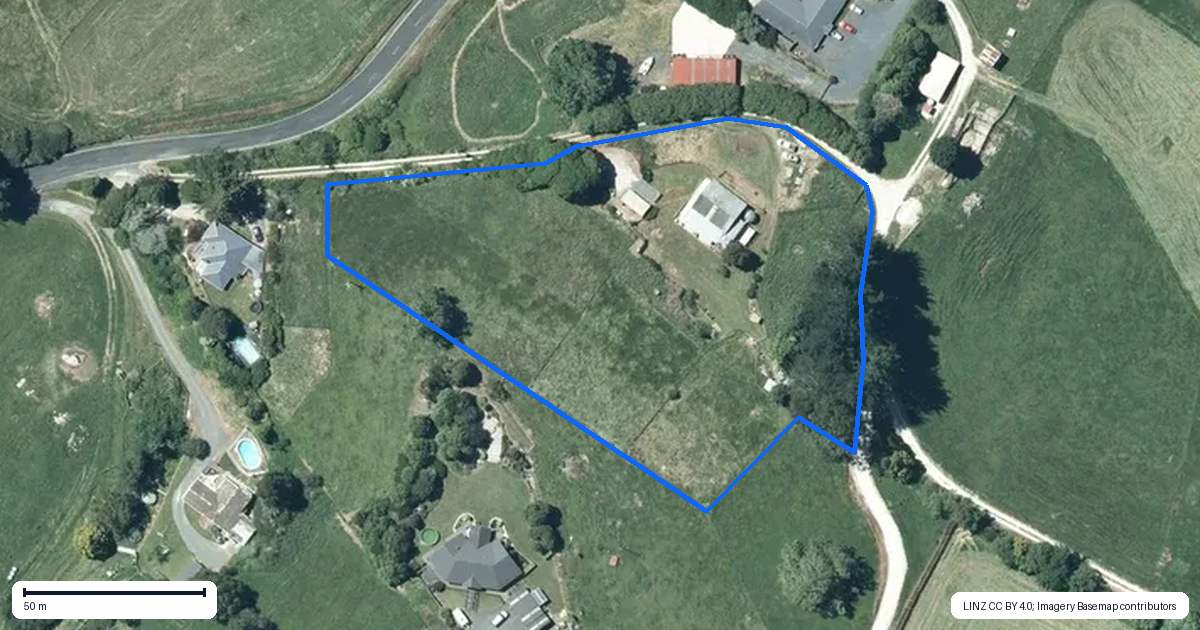 Property context map for 42A Mangarino Road, Te Kuiti