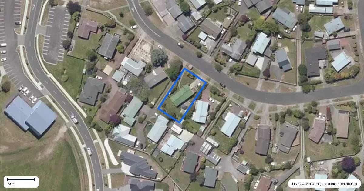 Property context map for 11 Marshall Avenue, Richmond Heights, Taupo