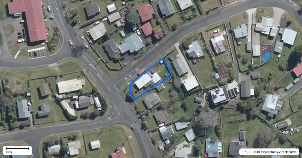 Property context map for 90 Rangatira Drive, Mangakino