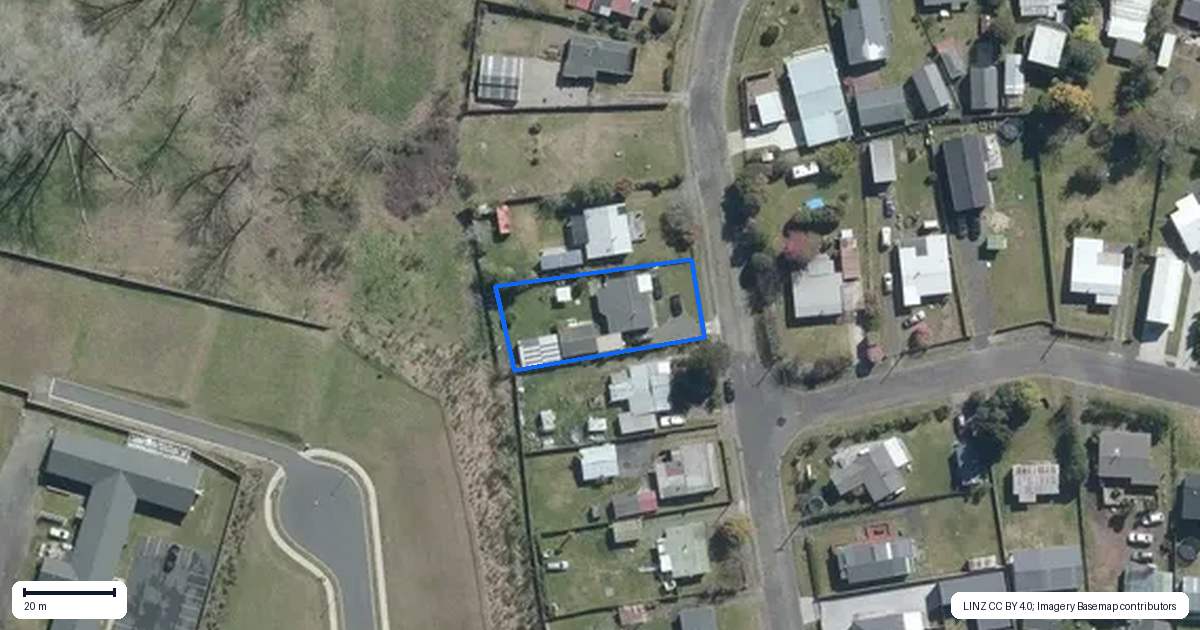 Property context map for 18 Korari Crescent, Mangakino