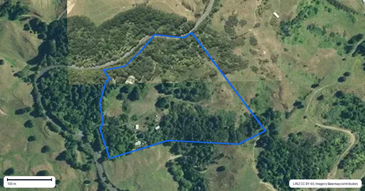 Property context map for 3789 Highway 22, Naike, Huntly