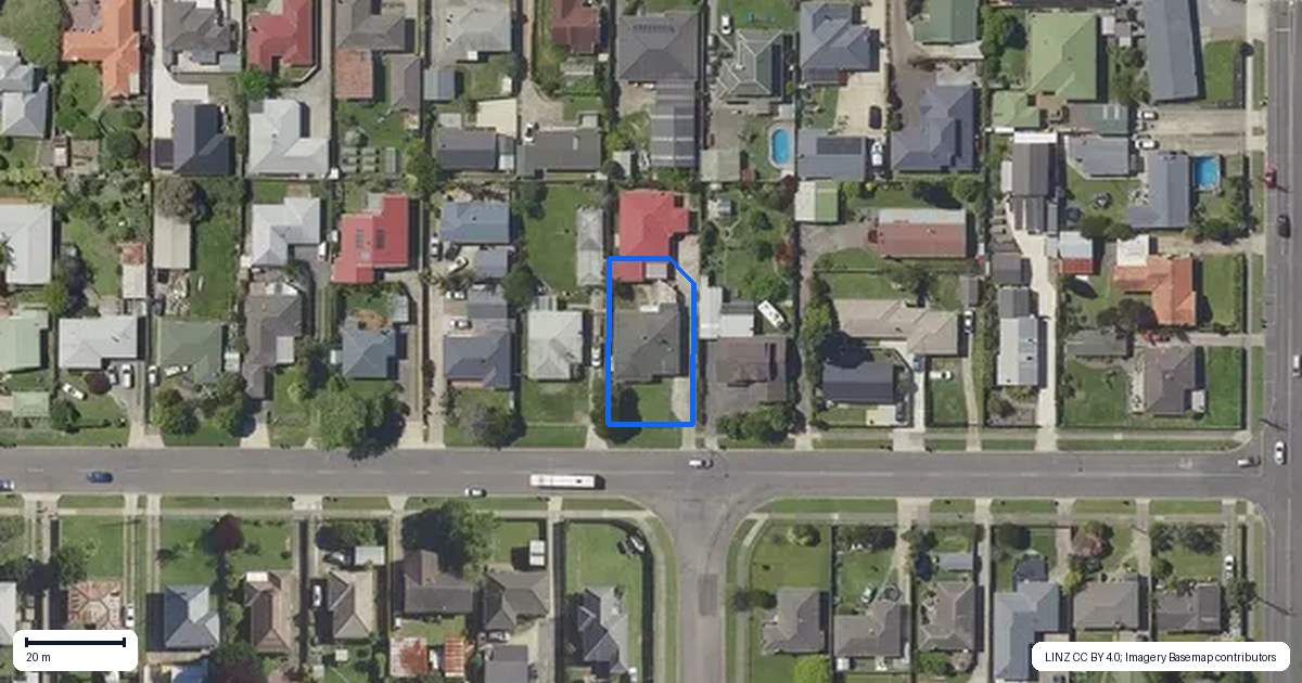 Property context map for 12 Churchill Street, Whakatane