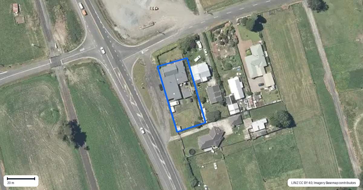 Property context map for 2881 State Highway 1, Lichfield, Putaruru