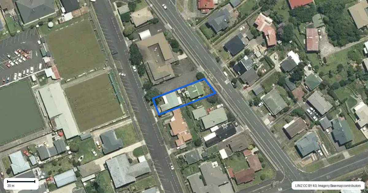 Property context map for 811 Rolleston Street, Thames