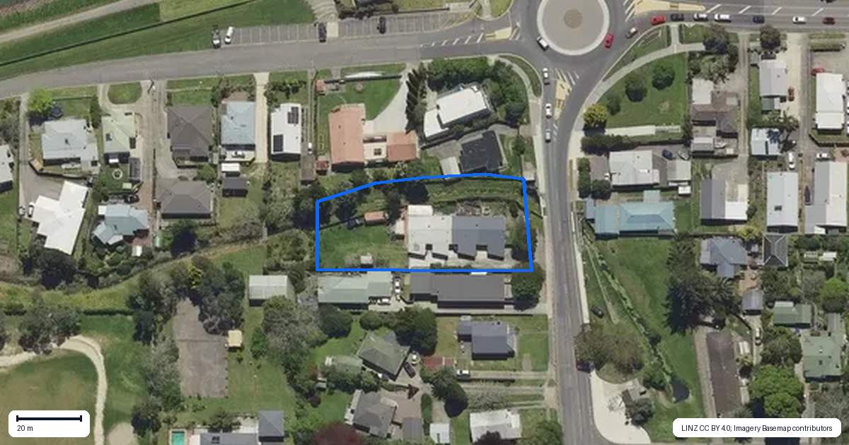 Property context map for 10C Hinemoa Street, Whakatane
