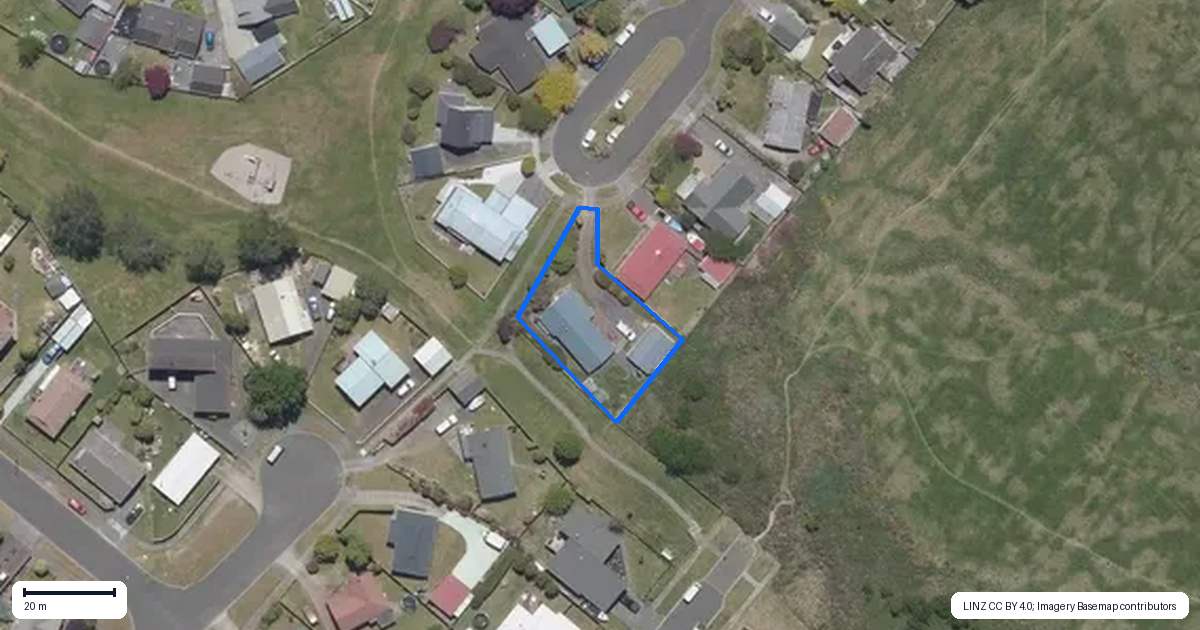Property context map for 28 Epping Place, Richmond Heights, Taupo