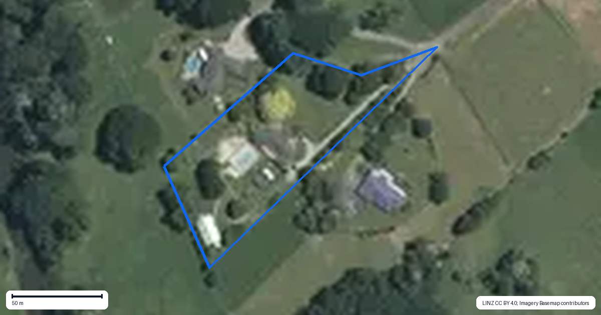Property context map for 81B Horrell Road, Morrinsville