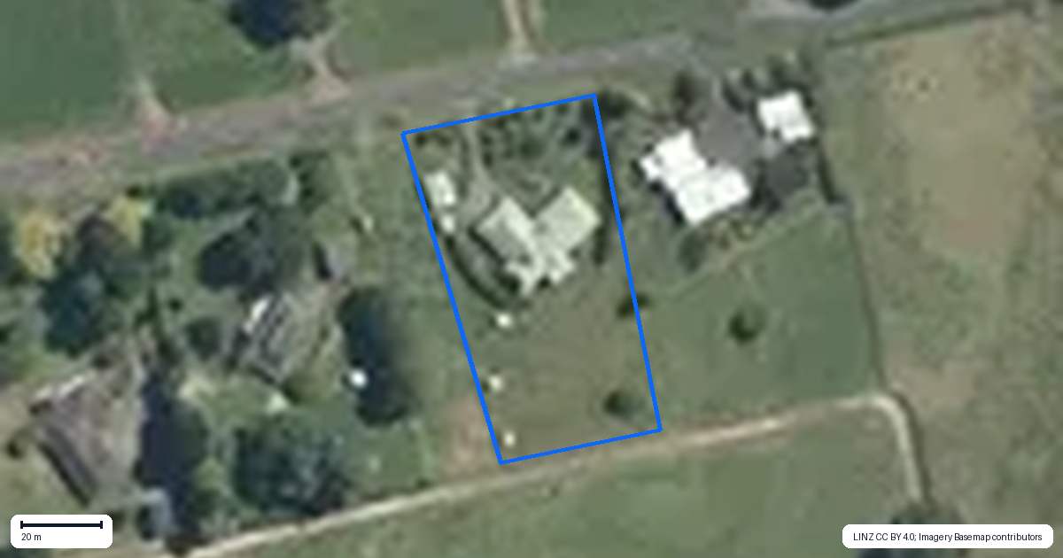 Property context map for 97 Ngaroto Road, Te Awamutu