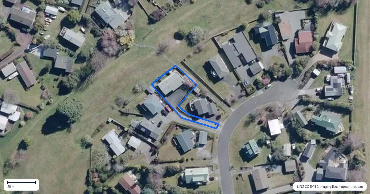 Property context map for 1/26 Angela Place, Kinloch, Taupo