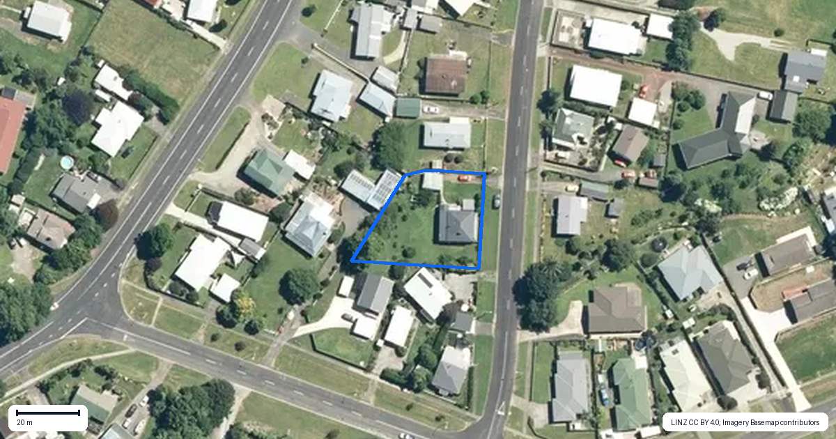 Property context map for 5 Gladstone Road, Waihi