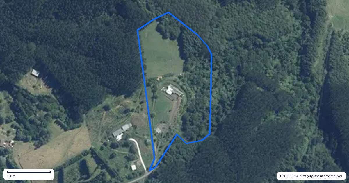 Property context map for 1189B Upper Ohauiti Road, Ohauiti, Tauranga