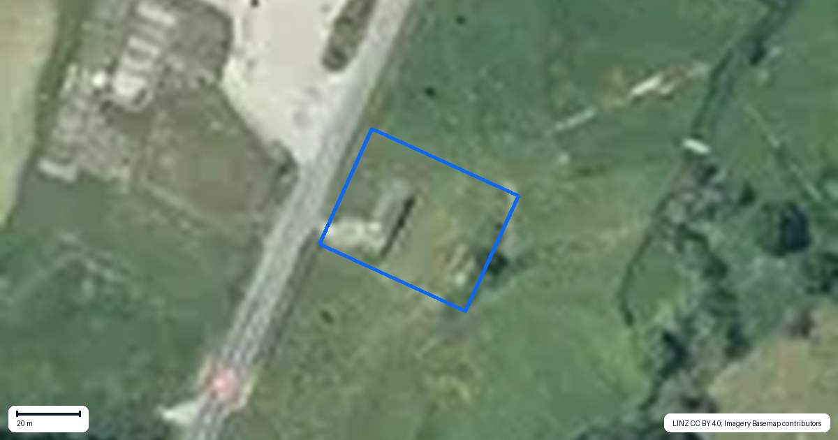 Property context map for 77 Moa Street, Piopio