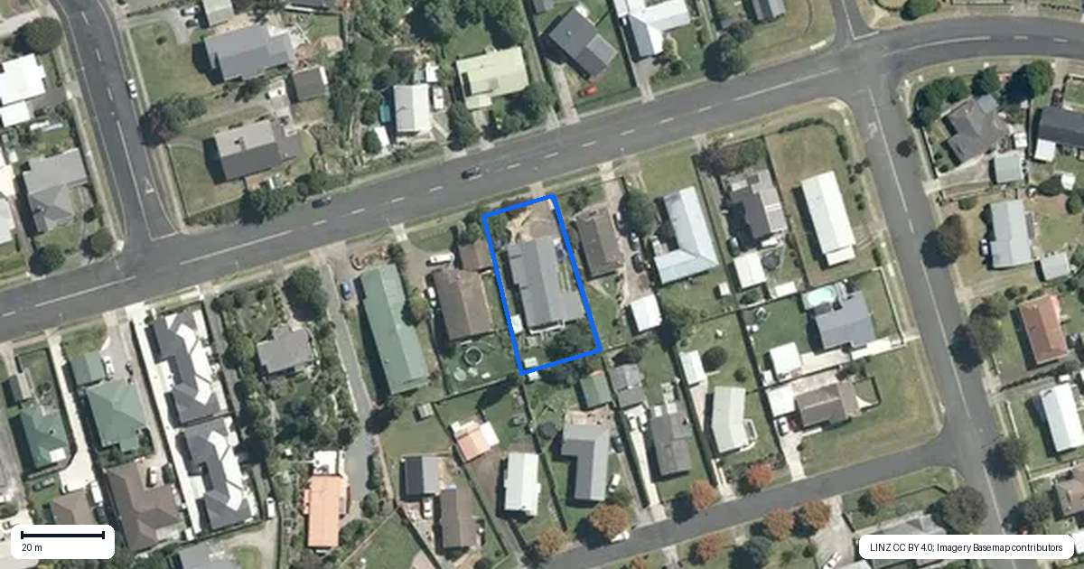 Property context map for 204 Raikes Avenue, Te Awamutu