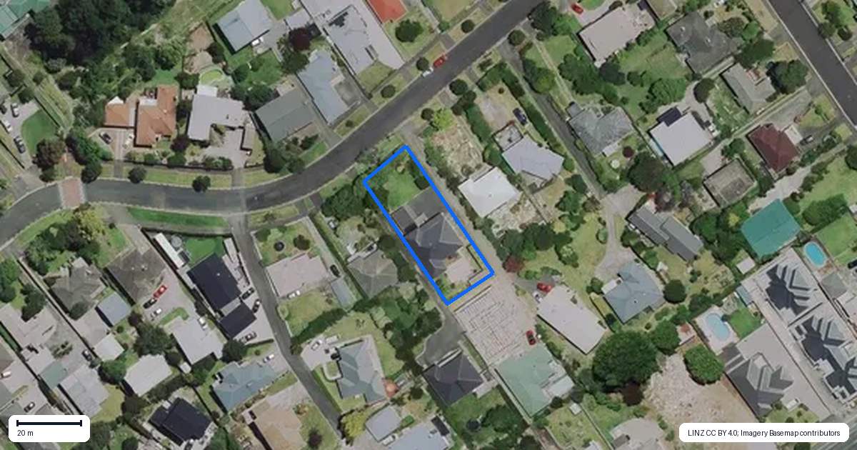 Property context map for 17 Hinton Avenue, Forest Lake, Hamilton